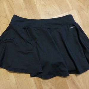 Nike Dry Fit Black Tennis Skirt Size M.
